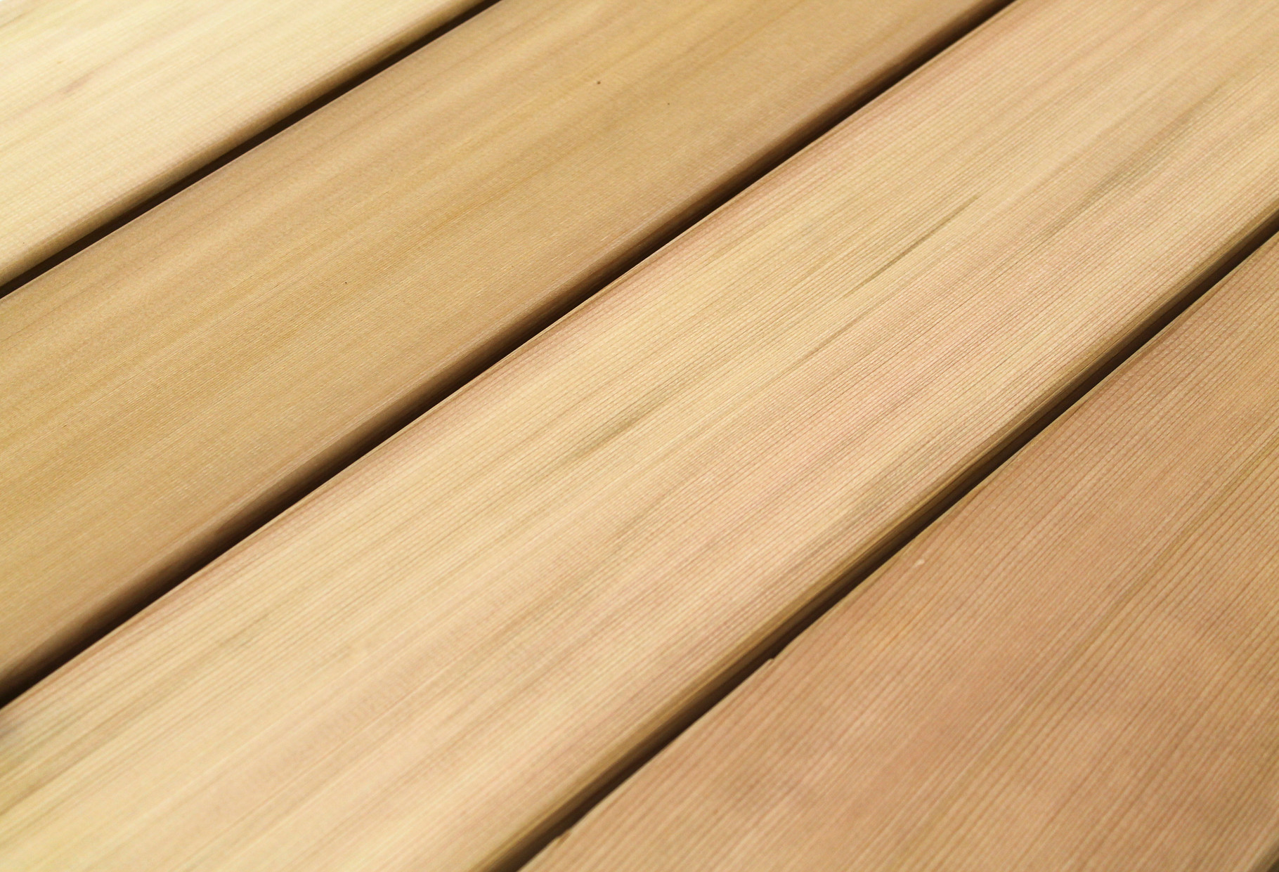Western Red Cedar Holzdielen schräg geschnitten Zedernholz 550x93x18mm Holzbrett 